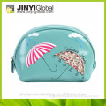 sale blue cosmetic bag pu bag popular umbrella printing